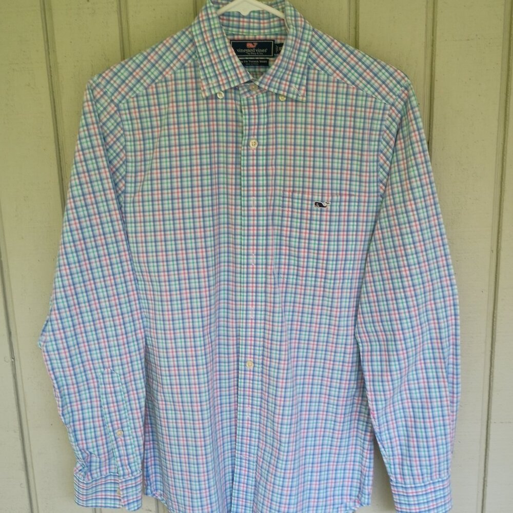 vineyard vines slim fit tucker shirt